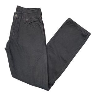 New Without Tags Mens Levi’s Straight Fit 514 Dark Grey Jeans Size 30x32‎